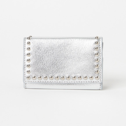 FOLD WALLET WITH STUDS 詳細画像 シルバー 1