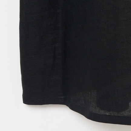 LINEN DRESS WITH STITCH 詳細画像 ブラック 4
