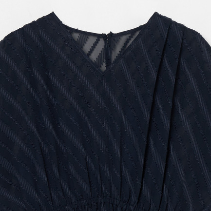 SHEER JACQUARD DRESS 詳細画像 ネイビー 2