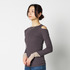 DIAGONAL LONG SLEEVE TOP 詳細画像