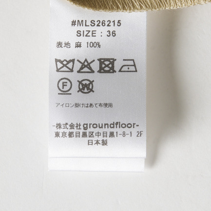 2WAY SHIRTS W/PALMA SCARF 詳細画像 ベージュ 12