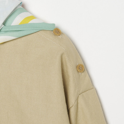 2WAY SHIRTS W/PALMA SCARF 詳細画像 ベージュ 7