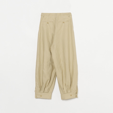 TUCK STITCHED PANTS 詳細画像 ベージュ 1