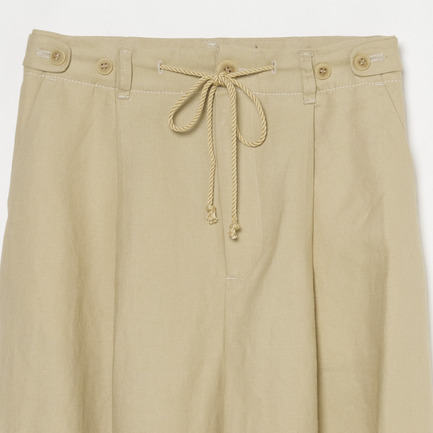 TUCK STITCHED PANTS 詳細画像 ベージュ 2