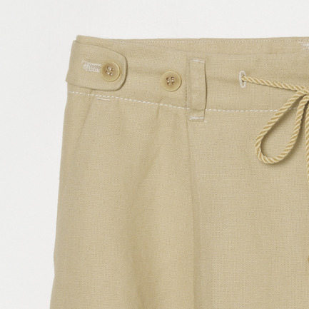 TUCK STITCHED PANTS 詳細画像 ベージュ 3