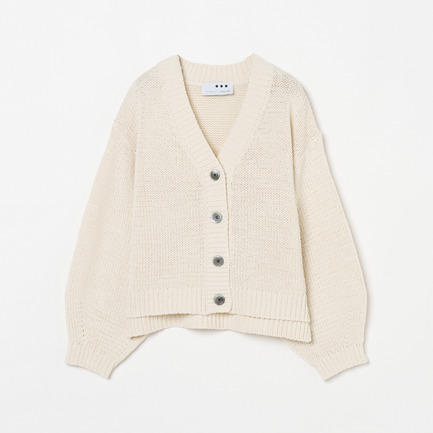 BULKY COTTON CARDIGAN