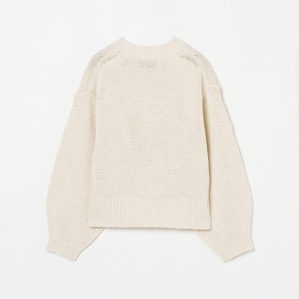 BULKY COTTON CARDIGAN 詳細画像 アイボリー 1