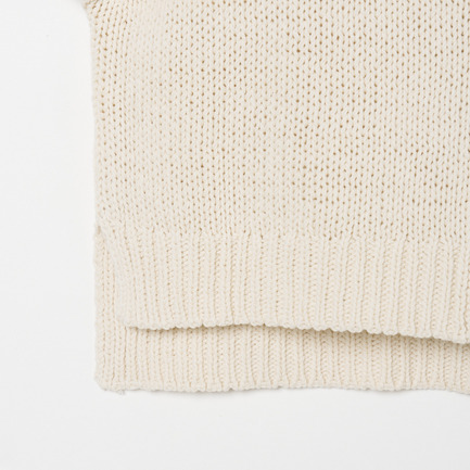 BULKY COTTON CARDIGAN 詳細画像 アイボリー 4