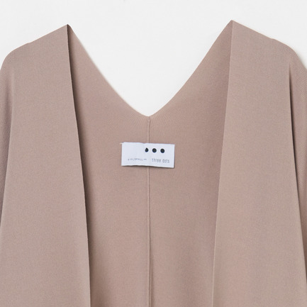 LUXE RAYON DOLMAN TOPPER 詳細画像 ダークブラウン 2