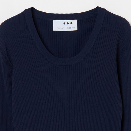 LUXE RAYON RIB JESSICA 詳細画像 ネイビー 2