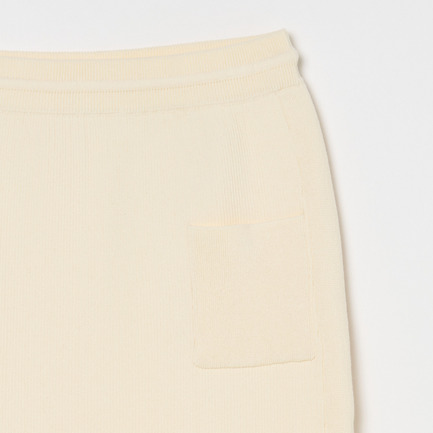 BRIGHT COTTON SKIRT 詳細画像 アイボリー 4