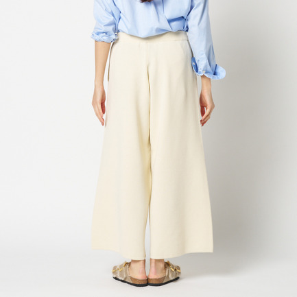 KNIT WIDE PANTS 詳細画像 アイボリー 11