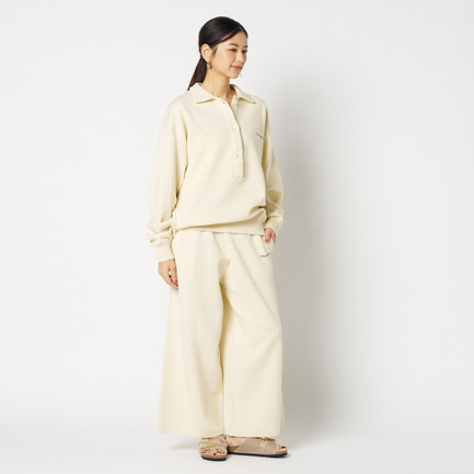 KNIT WIDE PANTS 詳細画像 アイボリー 13