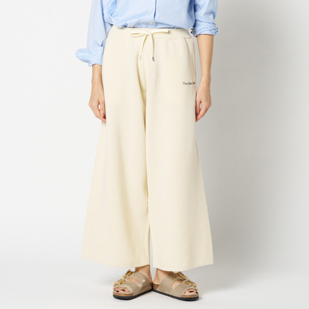KNIT WIDE PANTS 詳細画像 アイボリー 9