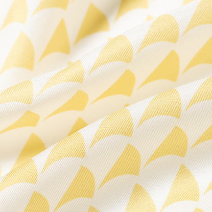 SILK SCARF A WAVE PRINT 詳細画像 クリーム 4