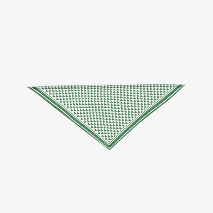 SILK SCARF A WAVE PRINT 詳細画像 グリーン 2