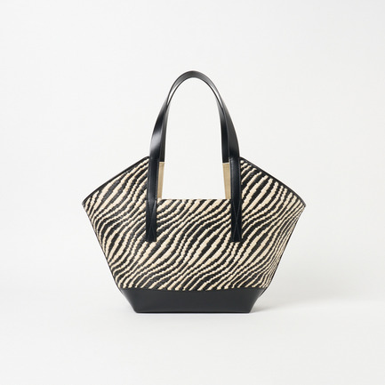 RAFFIA EFECT WAVE TOTE 詳細画像 ブラック 2