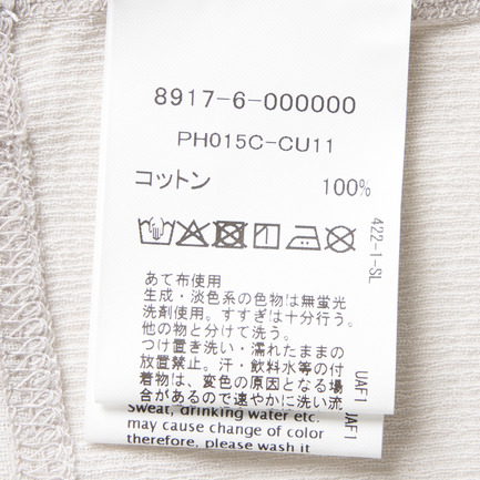 Hedy  W FACE TEE 詳細画像 グレー 8