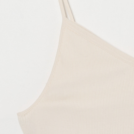 Twist cotton bra tank cami 詳細画像 アイボリー 3