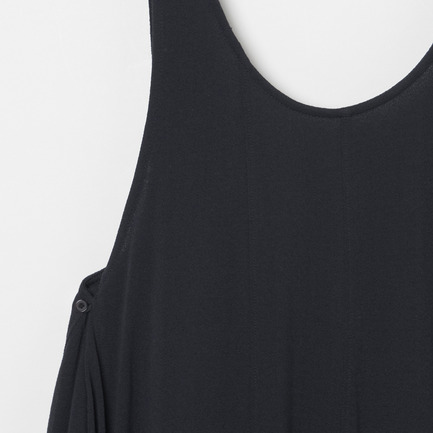 Crepe jersey overalls 詳細画像 チャコールグレー 4