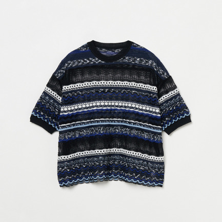 RANDOM BORDER LACE C/N