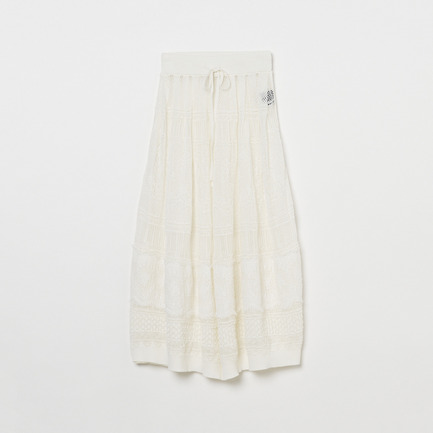 LACE FLAIR SKIRT 詳細画像 アイボリー 1