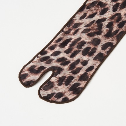 LEOPARD TABI SOCKS 詳細画像 ベージュ 2