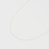 String Light Chain Necklace 18k 詳細画像