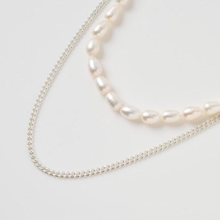 GRAND IDENTITY PEARL NECKLACE 詳細画像 シルバー 2