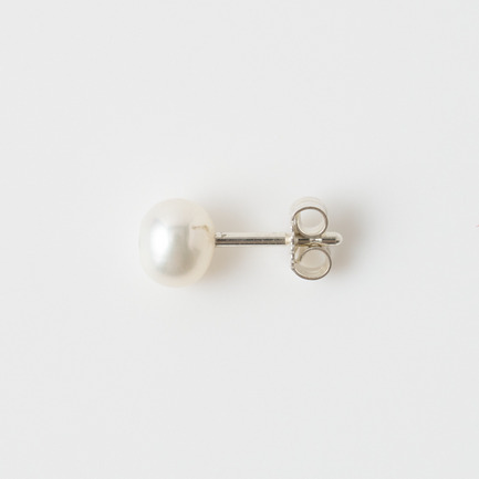 PEARL EARSTUD EARRING 1PC 詳細画像 ホワイト 1