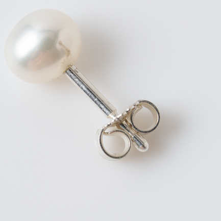 PEARL EARSTUD EARRING 1PC 詳細画像 ホワイト 5