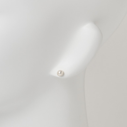 PEARL EARSTUD EARRING 1PC 詳細画像 ホワイト 6