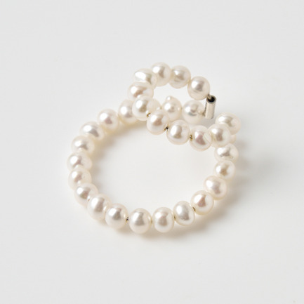 FW PEARL EARCUFF DOUBLE 詳細画像 ホワイト 4