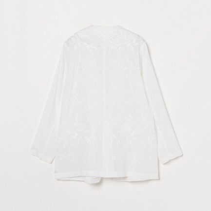 ORGANZA AARI EMBROIDERY JACKET 詳細画像 ホワイト 1
