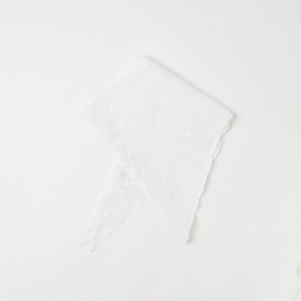 ORGAZA AARI EMBROIDERY BANDANA 詳細画像 ホワイト 5
