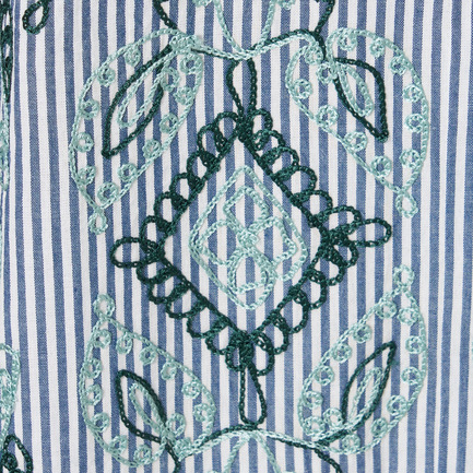 COTTON AARI EMBROIDERY DRESS 詳細画像 ブラック 7