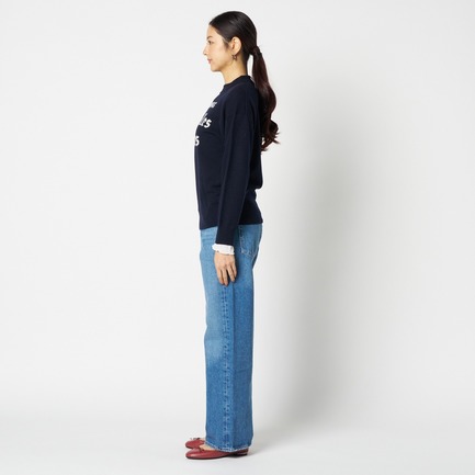 INTARSIA LOGO KNIT (NEW THINGS) 詳細画像 ネイビー 8