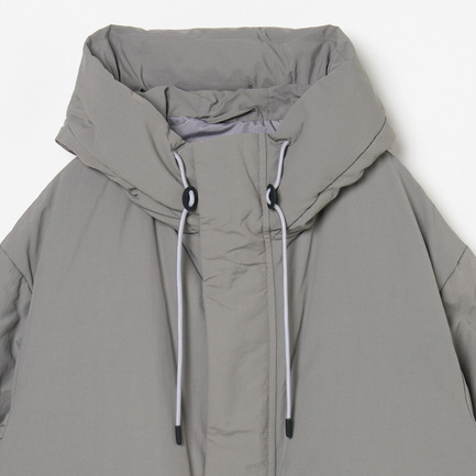 TASLAN LONG DOWN HOODY 詳細画像 ミディアムグレー 2