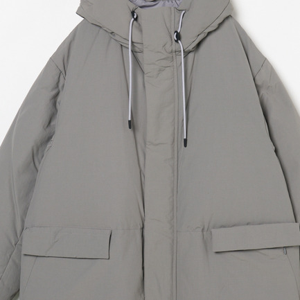TASLAN LONG DOWN HOODY 詳細画像 ミディアムグレー 6