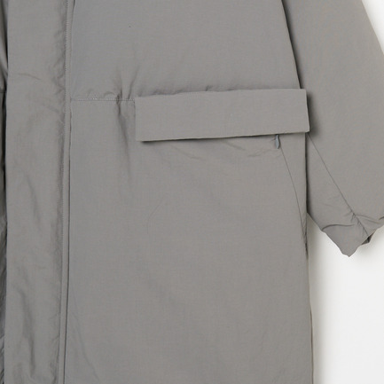 TASLAN LONG DOWN HOODY 詳細画像 ミディアムグレー 7