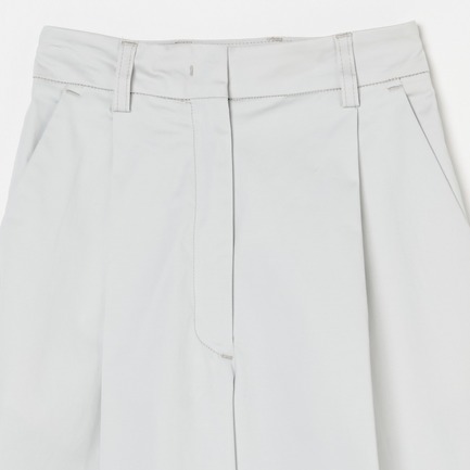 BRENDA SIDE SLIT HALF PANTS 詳細画像 ライトグレー 2