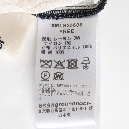 GEOMETRIC SLEEVE DRESS 詳細画像 ネイビー 7