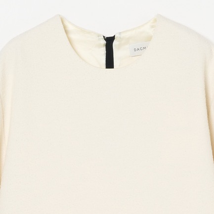 WOVEN BOUCLE PULL 詳細画像 アイボリー 2