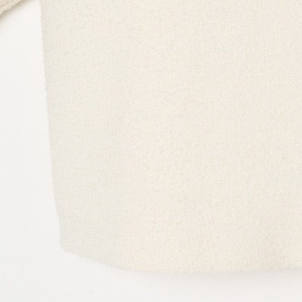 WOVEN BOUCLE PULL 詳細画像 アイボリー 4