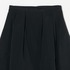 CURVED PLEATED SKIRT BLK 詳細画像