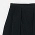 CURVED PLEATED SKIRT BLK 詳細画像