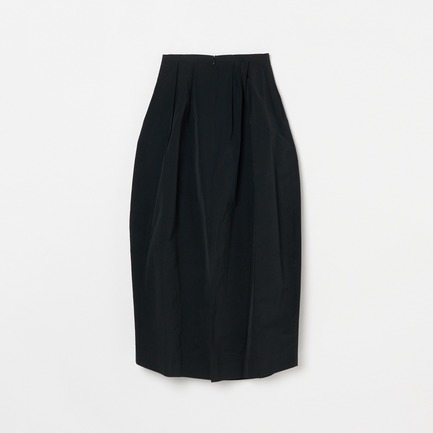 CURVED PLEATED SKIRT BLK 詳細画像 ブラック 1