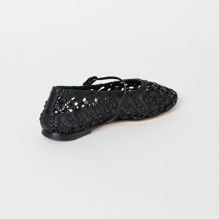 MESH BALLERINA SHOES 詳細画像 ブラック 2