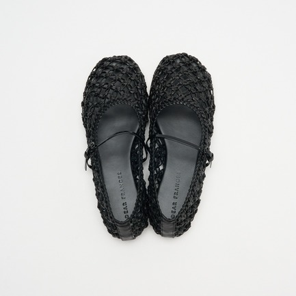 MESH BALLERINA SHOES 詳細画像 ブラック 4