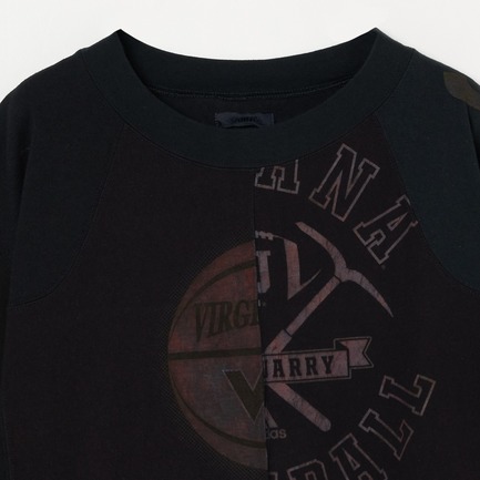 REMAKE FOOT BALL T-SHIRTS 詳細画像 ブラック 2